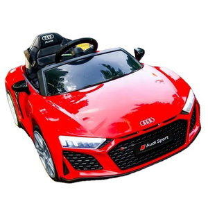 Wholesale Licensed Audi R8 Spyder kinder auto electric 12v ride on car kids car toys electric car for kids to drive