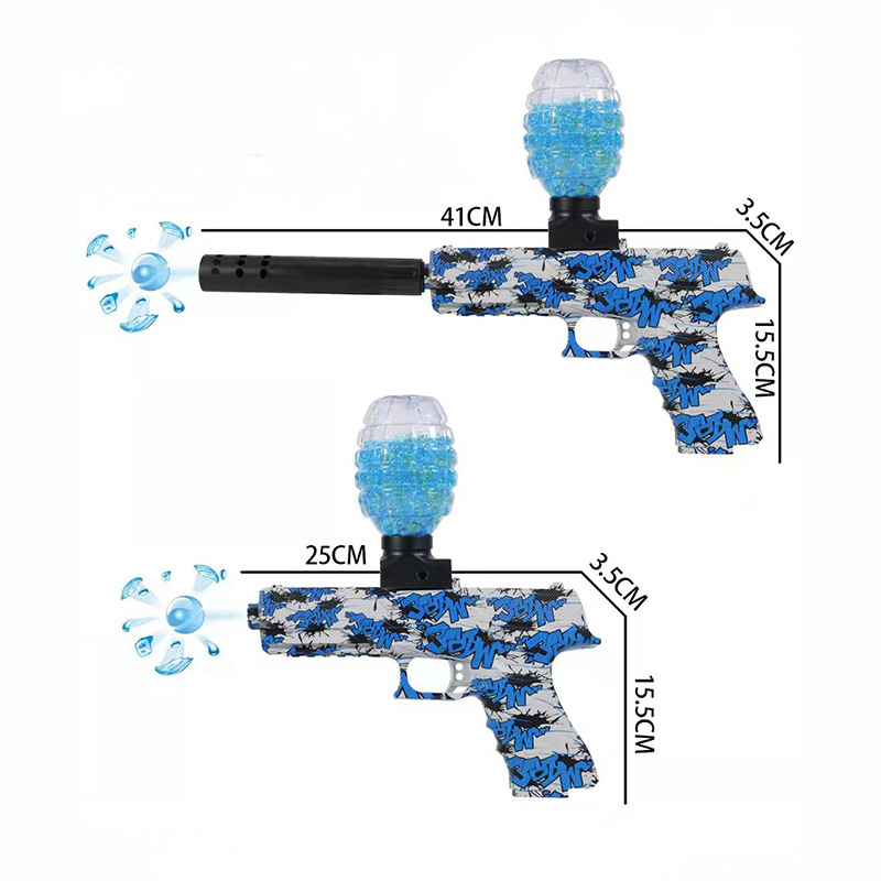 607B Gel Guns Rechargeable Electric Water Splater  Gel Cheap NylonDesert Eagle Blaster Splatrball Black Toy. Guns With Gel Beads