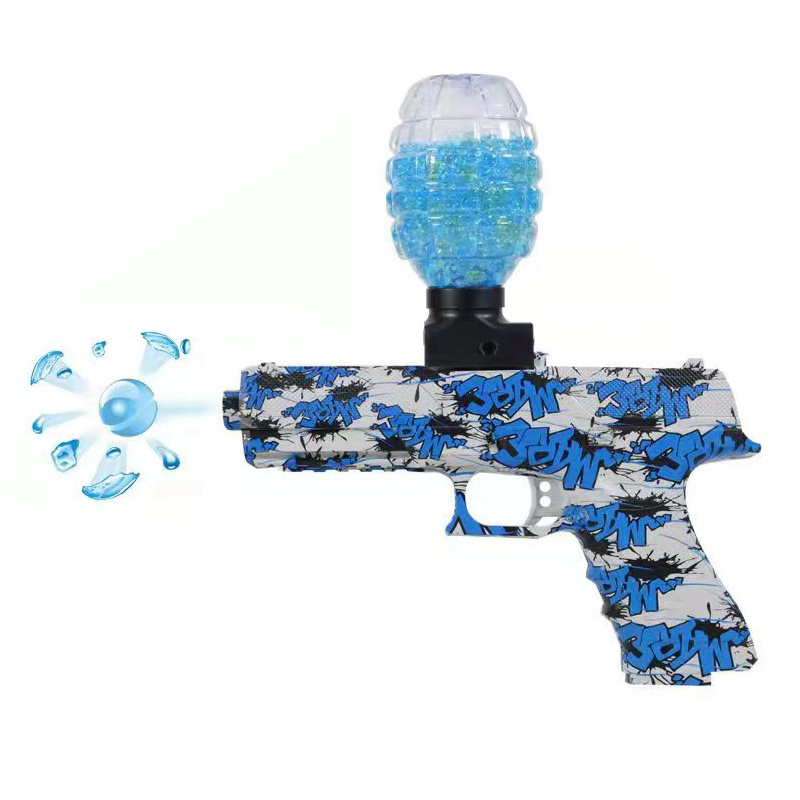 607B Gel Guns Rechargeable Electric Water Splater  Gel Cheap NylonDesert Eagle Blaster Splatrball Black Toy. Guns With Gel Beads