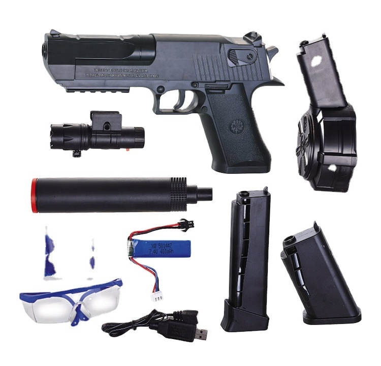 2023  Best Seller List Desert Eagle Pistol Toy Guns for boys Splatter Gel Ball Blaster Pistol with safe 7-8mm water beads ammo