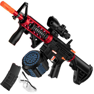 2024 Electric M4A1 gel splatter blaster toy gun black red M416 7-8 mm soft bullet fast shooting splatter blaster gun