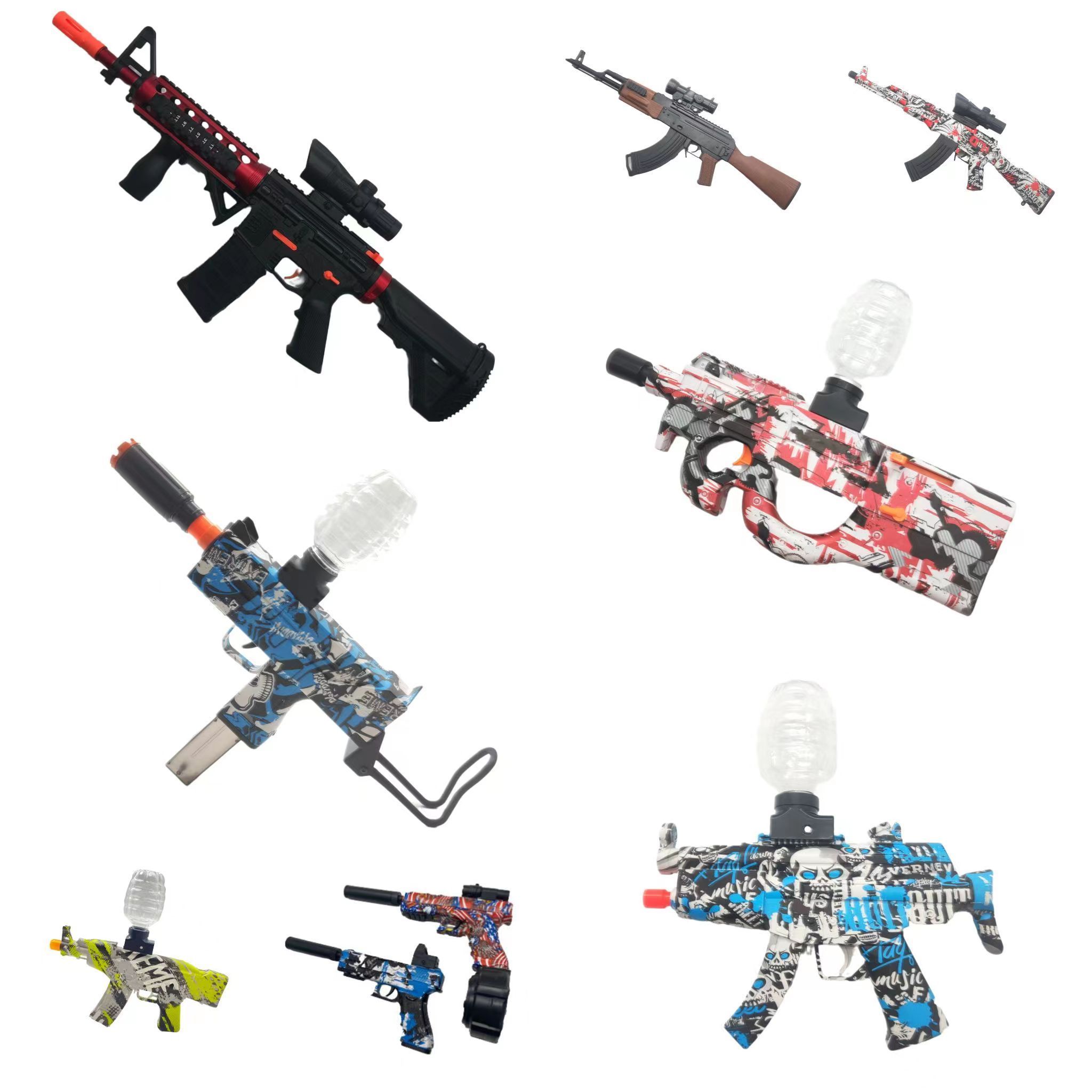 mp9 pistolas de burbujas juguete mp7 airsoft gun pistol real metal pistola de balines de metal mp5k blaster gel toy gun for kids