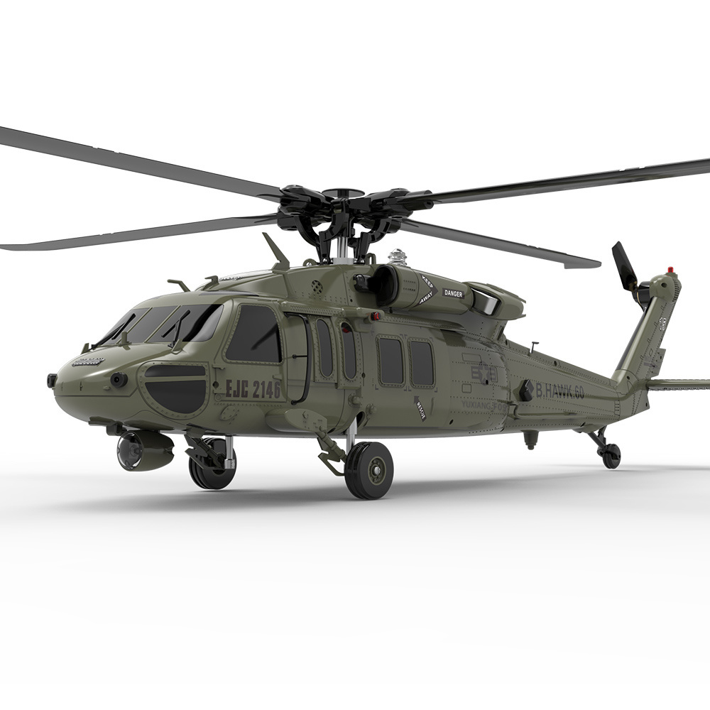 Simulation 1:47 Scale UH60 Black Hawk F09 Professional  RC Helicopter Brushless 6-Channel 3D/6G Aileronless Helicopter