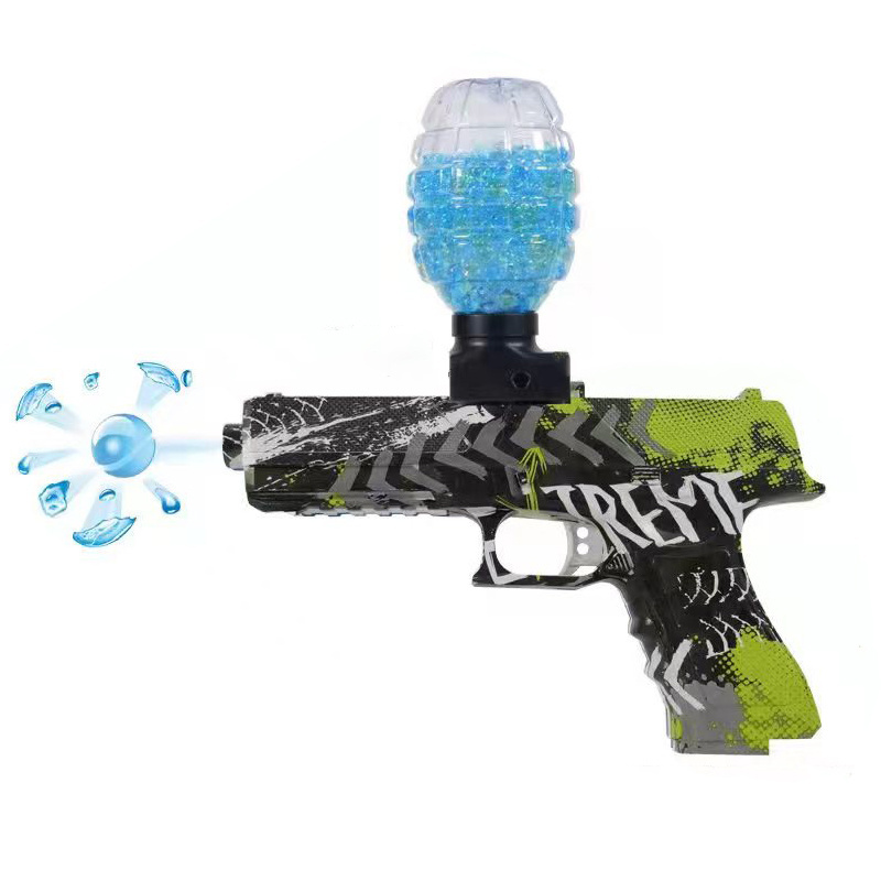 607B Gel Guns Rechargeable Electric Water Splater  Gel Cheap NylonDesert Eagle Blaster Splatrball Black Toy. Guns With Gel Beads