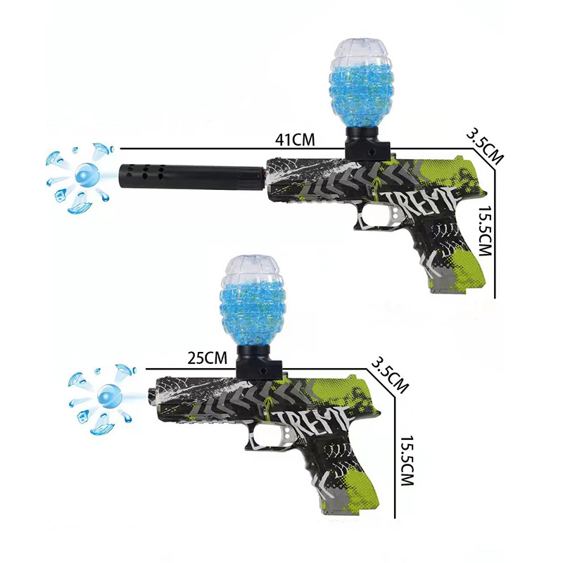 607B Gel Guns Rechargeable Electric Water Splater  Gel Cheap NylonDesert Eagle Blaster Splatrball Black Toy. Guns With Gel Beads