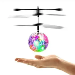 2023 hot New Flying RC Ball Aircraft Helicopter Led Flashing Light Up Toy Induction Toy Electric Toy Drone