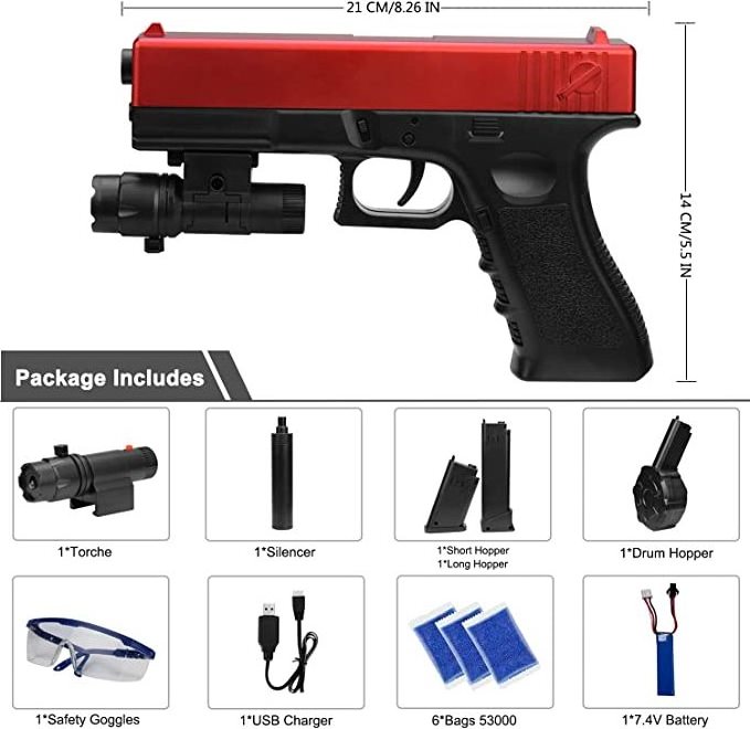 Free Shipping M416 Splatt Water Anstoy Blaster Plastic Electric Gel Ball Toy Gun