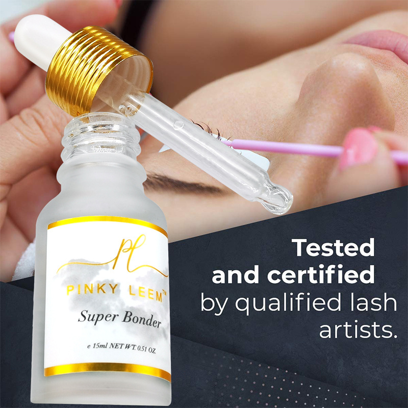 Pinky Leem Medical Grade Eyelash Glue Ultra Lash Bonder Eyelash Extension Super Bonder Transparent Eyelash Glue Private Label