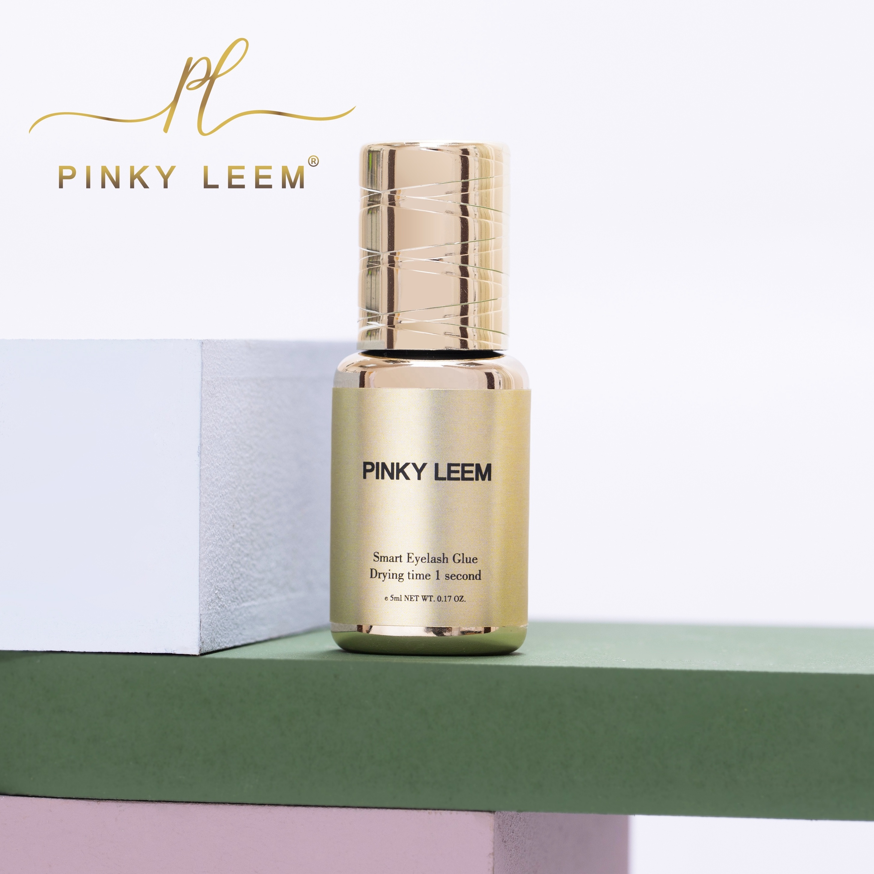 Pinky Leem  private label 1 second low humidity lashglue waterproof eyelash extension adhesive glue eye lash glue