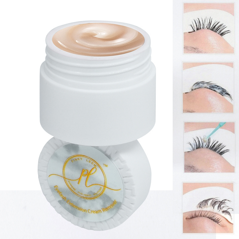 Pinky Leem Cream Eyelash Extension Glue Remover Lash Adhesive Super Gentle Sensitive Skin Safely And Fast Cream Remover