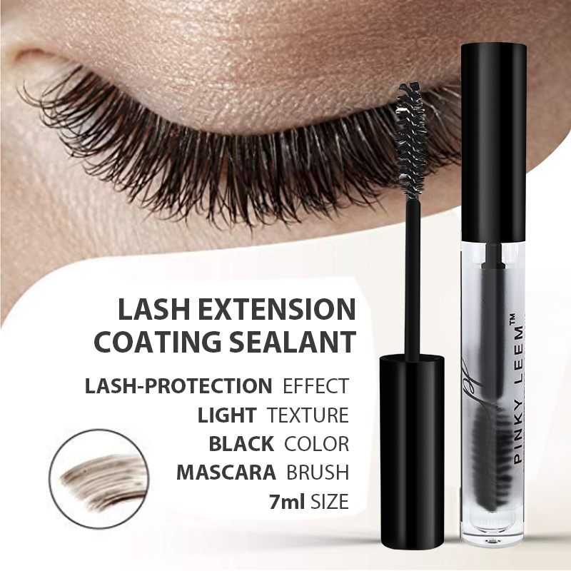 Pinky Leem Private Label Lash Sealer Aftercare Sealant Liquid Coating Lash Care Sealant 2 in 1 bond and seal lash glue