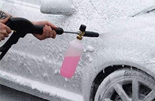 1L Detailing Car Wash Adjustable High Pressure Snow Foam Cannon Lance Gun Bubble Bottle Snow Foam Washer Spray Gun for Washing