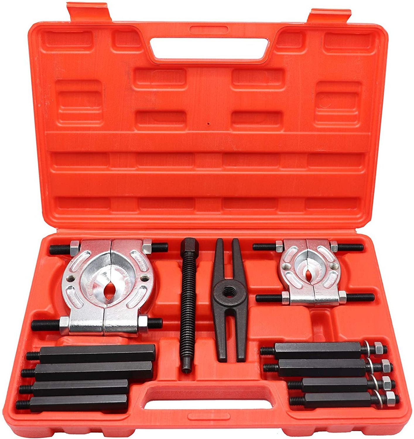 12Pcs Bearing Puller Tool Set Bearing Separator Extractor and Puller Set Kit Bearing Removal Extractor Tool