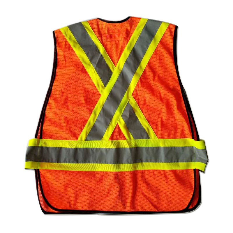 American style hi vis hunting work led safety vest manufacturer