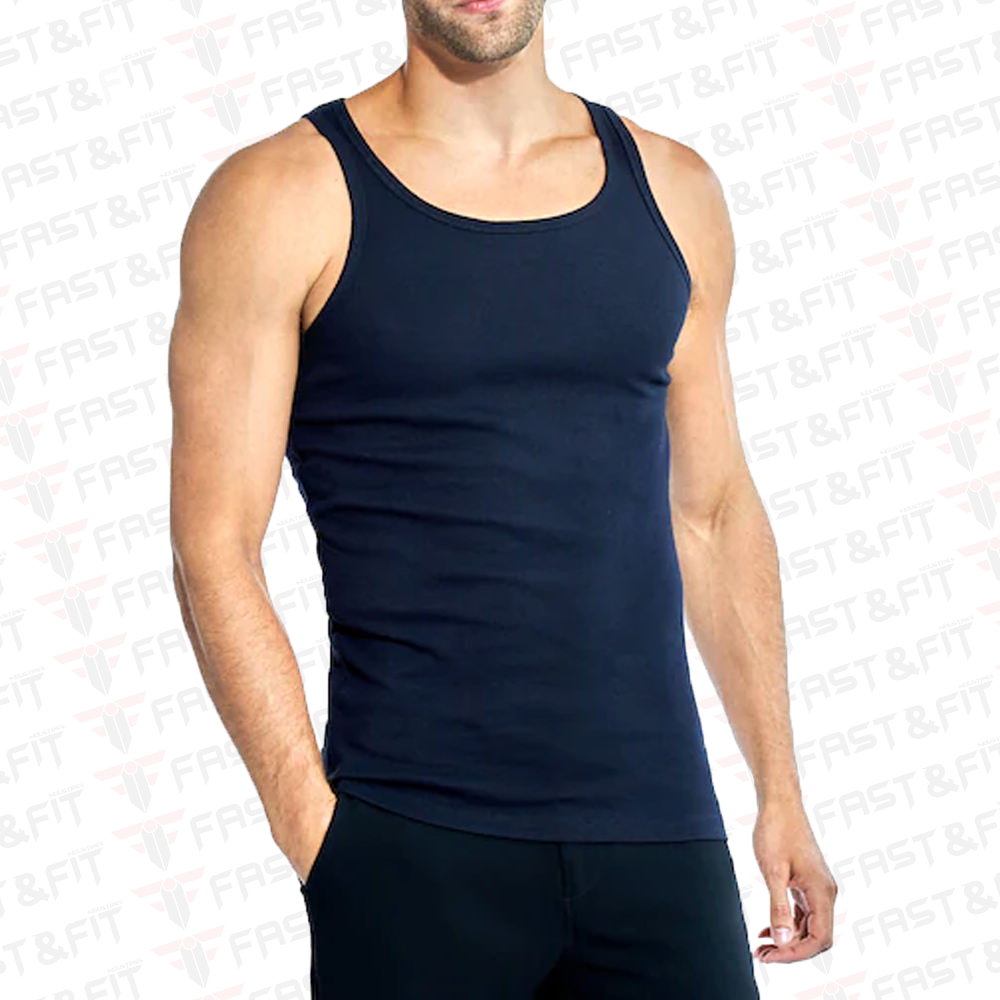 Plain Bodybuilding Custom Gym Wear Fitness Muscle Vest Men Singlet Solid Color Wholesale Tank Tops