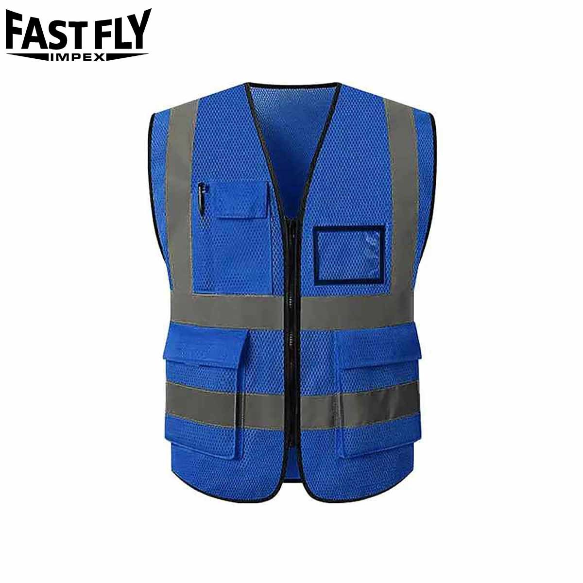 Customized Public Reflective Mesh 100% Polyester reflective jacket high visibility Reflective Vest safety jacket for men