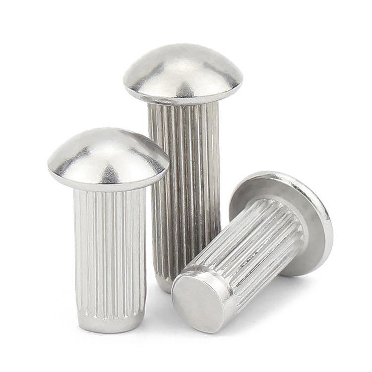 Standard Specifications Mushroom Head 304 Stainless steel Knurled Rivets