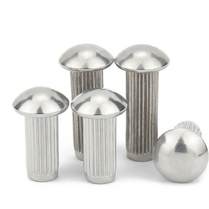 Standard Specifications Mushroom Head 304 Stainless steel Knurled Rivets