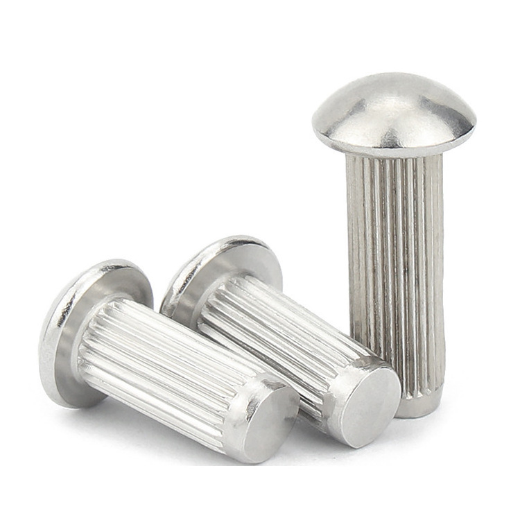 Standard Specifications Mushroom Head 304 Stainless steel Knurled Rivets