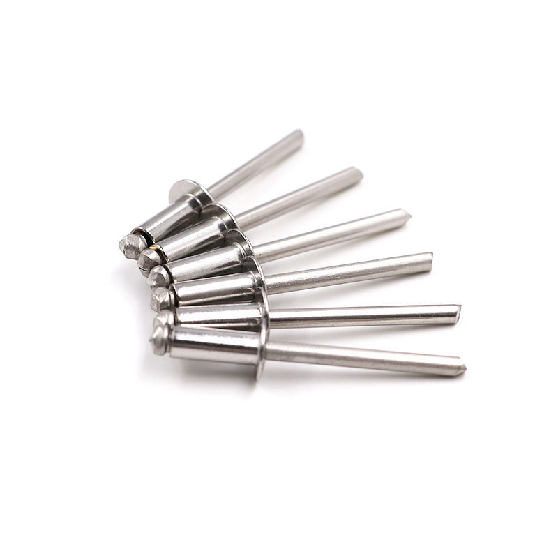 Open end countersunk head aluminium rivets Flat head aluminium rivets Countersunk head break mandrel rivets