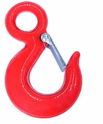 G80 Hanging Eye Slide Hook with Safety Latch Other Fasteners 320A Ring Eye Tongue Hook