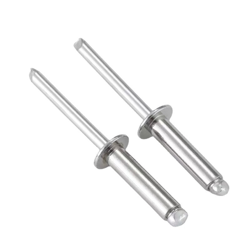 Open end countersunk head aluminium rivets Flat head aluminium rivets Countersunk head break mandrel rivets