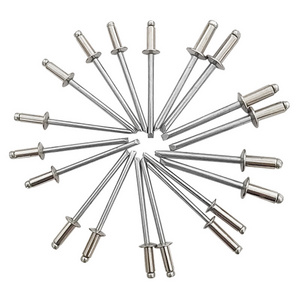 Open end countersunk head aluminium rivets Flat head aluminium rivets Countersunk head break mandrel rivets