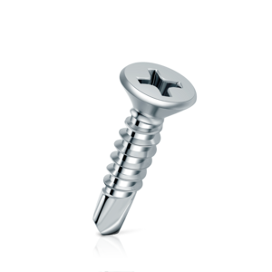 Fasto High Quality Cross Recessed Carbon Steel Flat Countersunk  Head Zinc Plated Self Drilling Screws