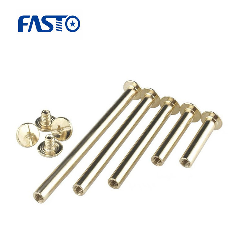 Stainless Steel Aluminum Brass Book binding Post Ccrew Chicago Screw