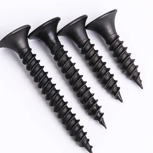 High Quality Galvanized Black Phosphate Gypsum Drywall Screws For Metal and Wood