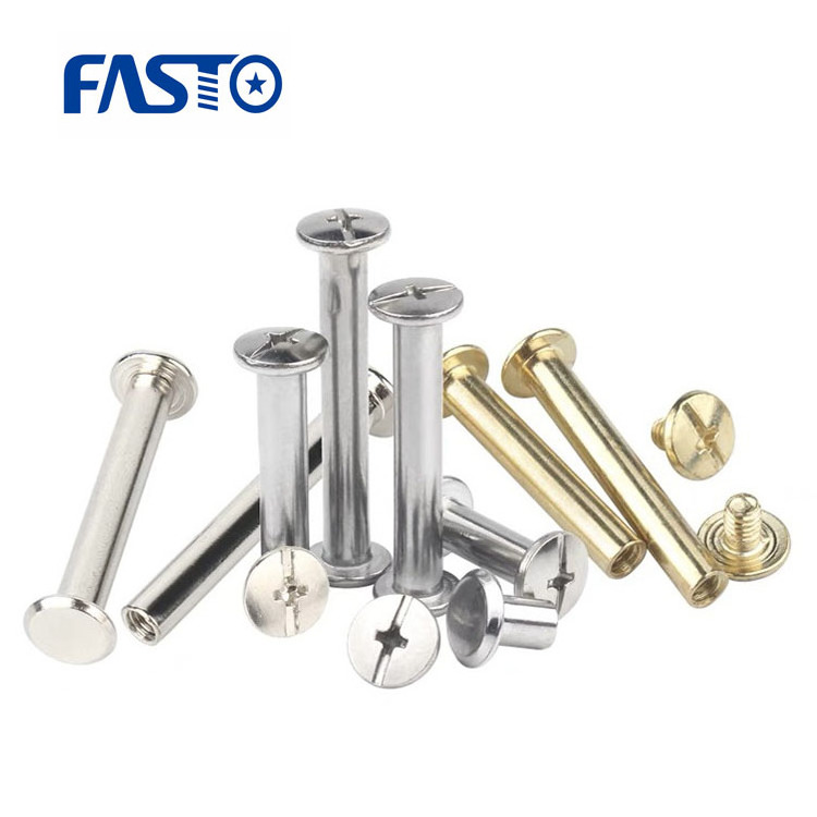 Stainless Steel Aluminum Brass Book binding Post Ccrew Chicago Screw