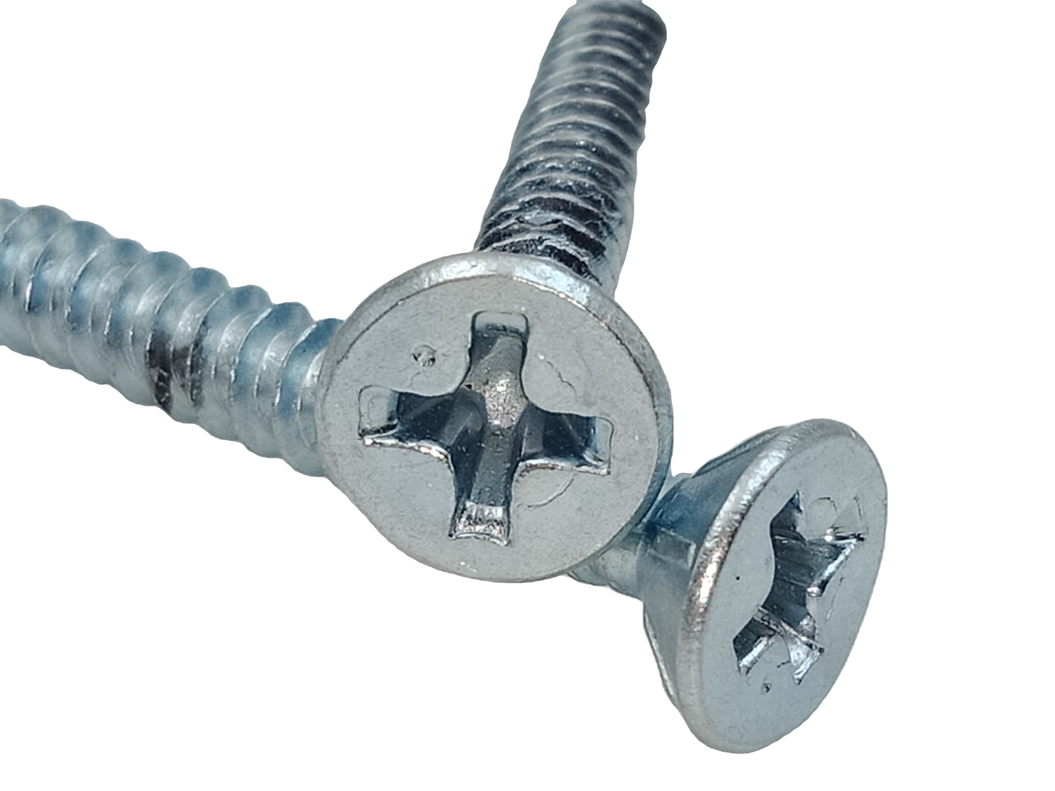 Fasto High Quality Cross Recessed Carbon Steel Flat Countersunk  Head Zinc Plated Self Drilling Screws