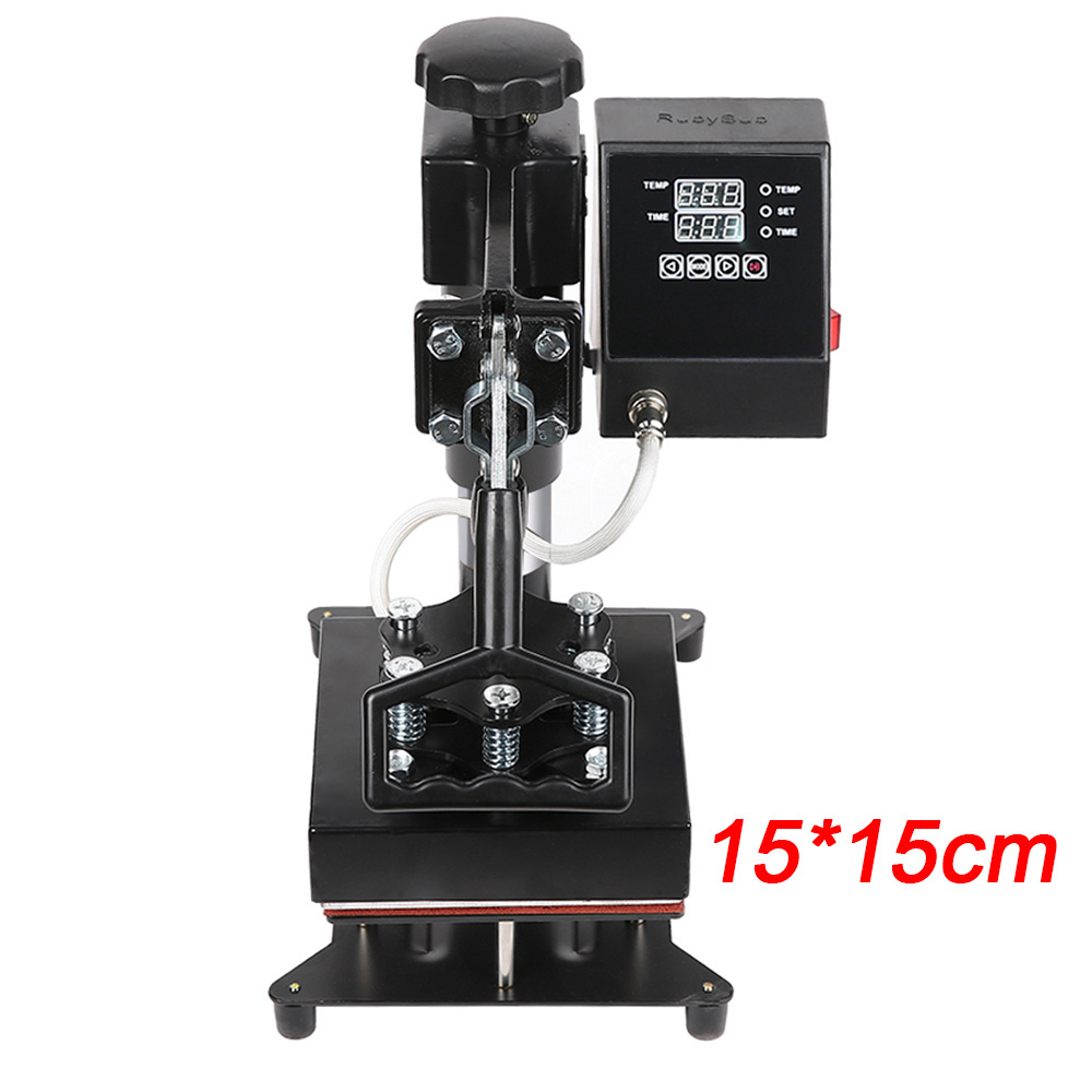 15x15CM Sublimation Label Heat Press Machine Digital Swing Away Heat Transfer Label Printing Machine DIY Sublimation Machine