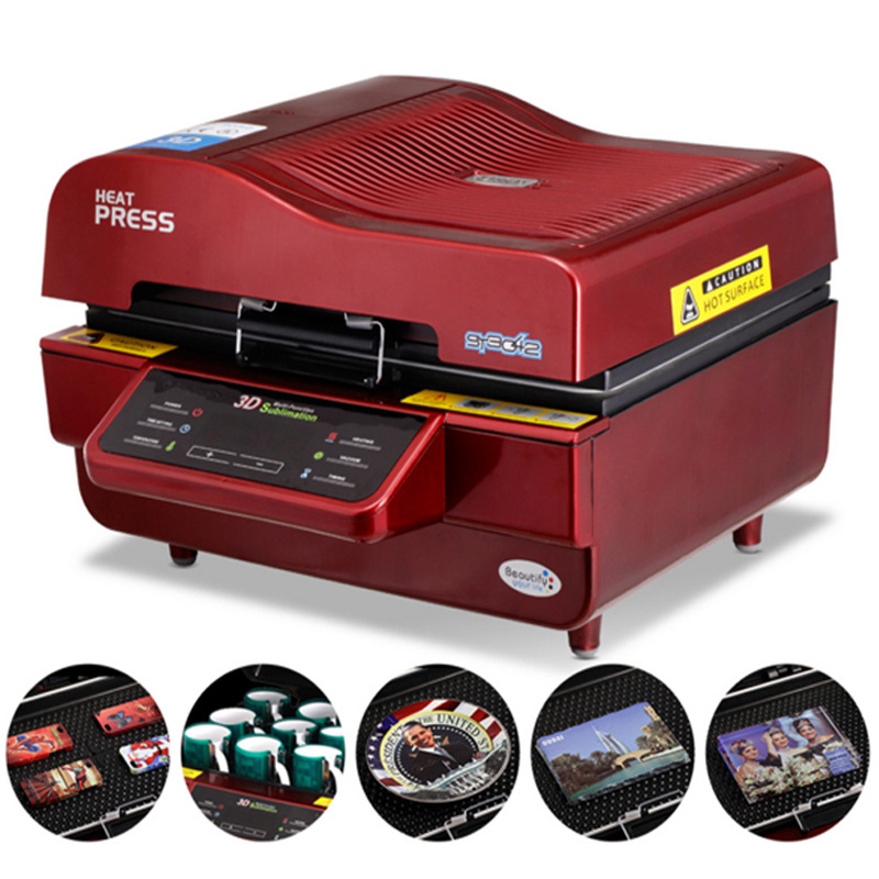 Promotion ST-3042 3D Sublimation Heat Press Printer 3D Vacuum Heat Press Machine for Cases Mugs Plates Glasses