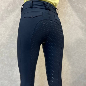 Huasite Equine Riding Leggings Female Grip Horse Riding Legging Women Breeches Wholesale Riding Pants Tights Equestrian Clothing