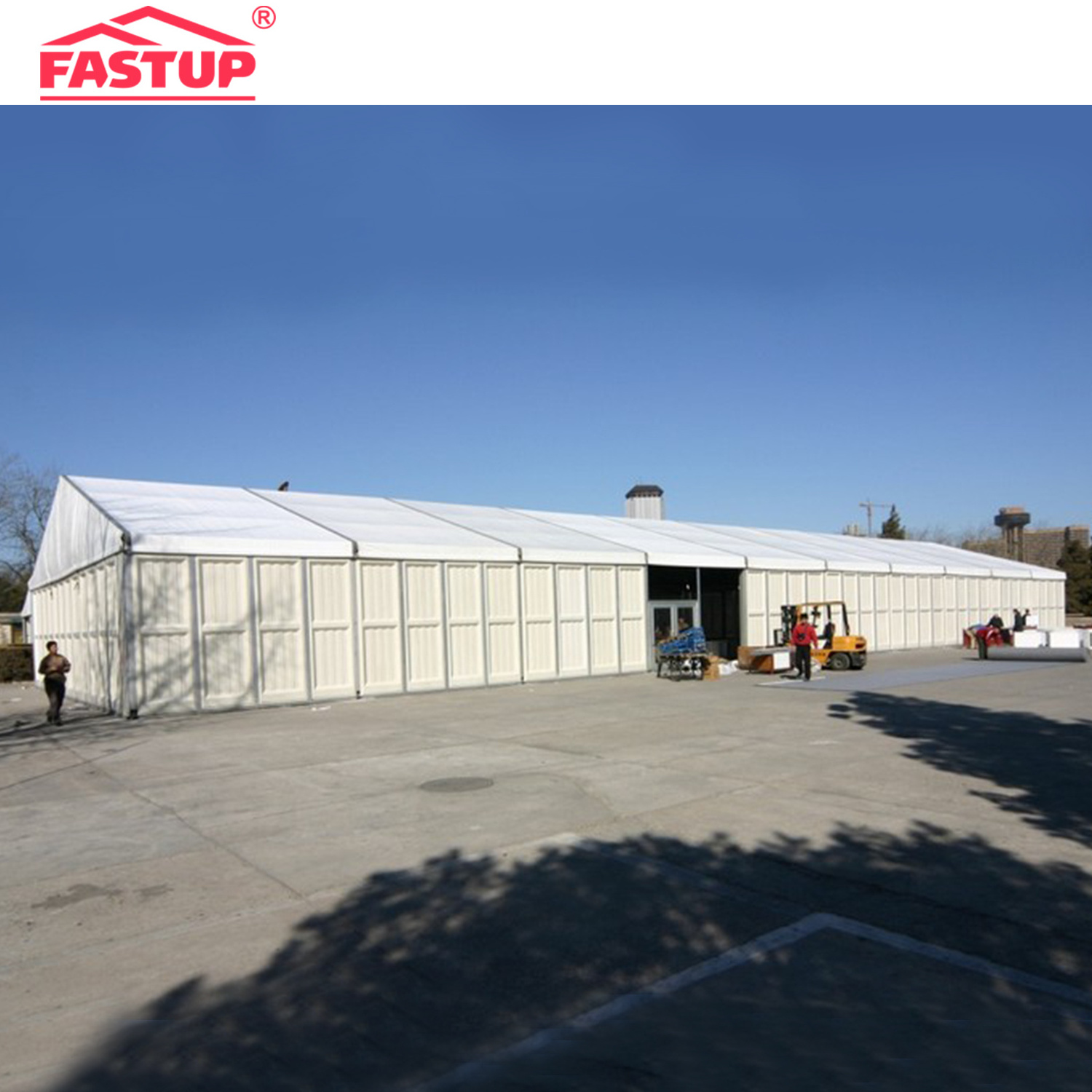 Aluminum frame wedding party event marquee tent canopy with white PVC fabric or clear transparent pvc