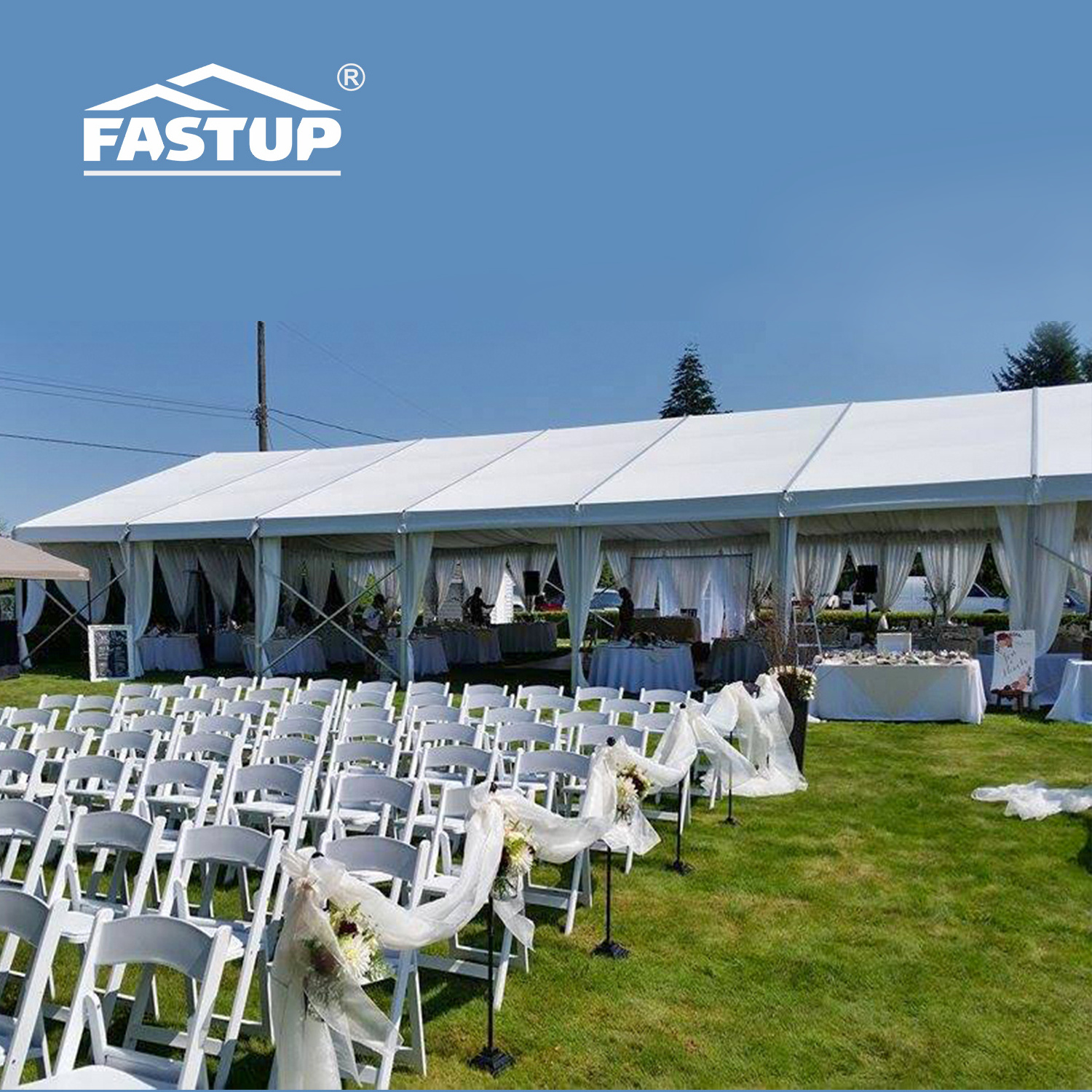 30X50 Aluminum Frame Trade Show Tents For Outdoor Carpas Para Eventos with Flooring Lining 3x3 20x20 20X30