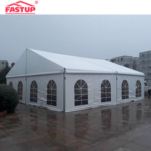 Aluminum frame wedding party event marquee tent canopy with white PVC fabric or clear transparent pvc