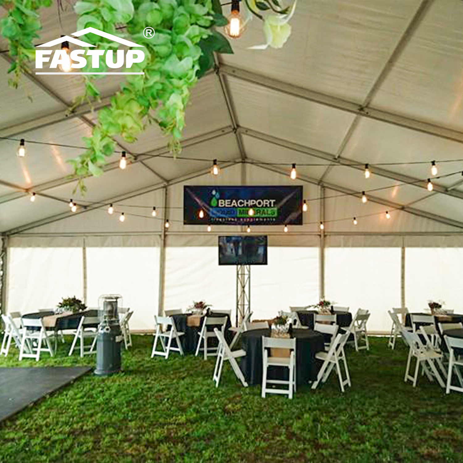 Maquee 25X15M Wedding Party Tents For Events Outdoor Enclosed Tent With Air Conditioner Large Tent For Wedding Ceremony