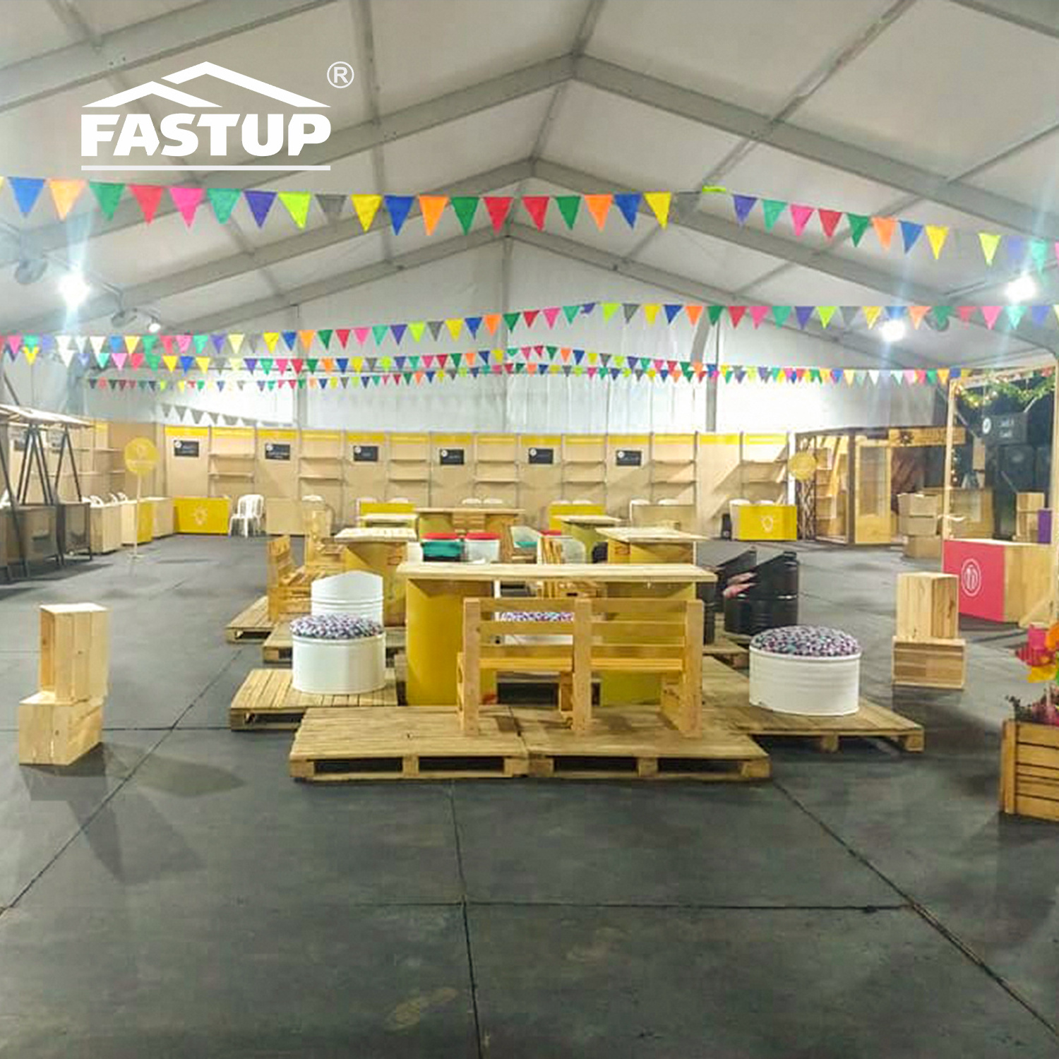 Large Permanent Industrial Storage Warehouse Tents Comercial Carpas Para Eventos with Flooring Lining 3x3 20x20 20X30 20x40