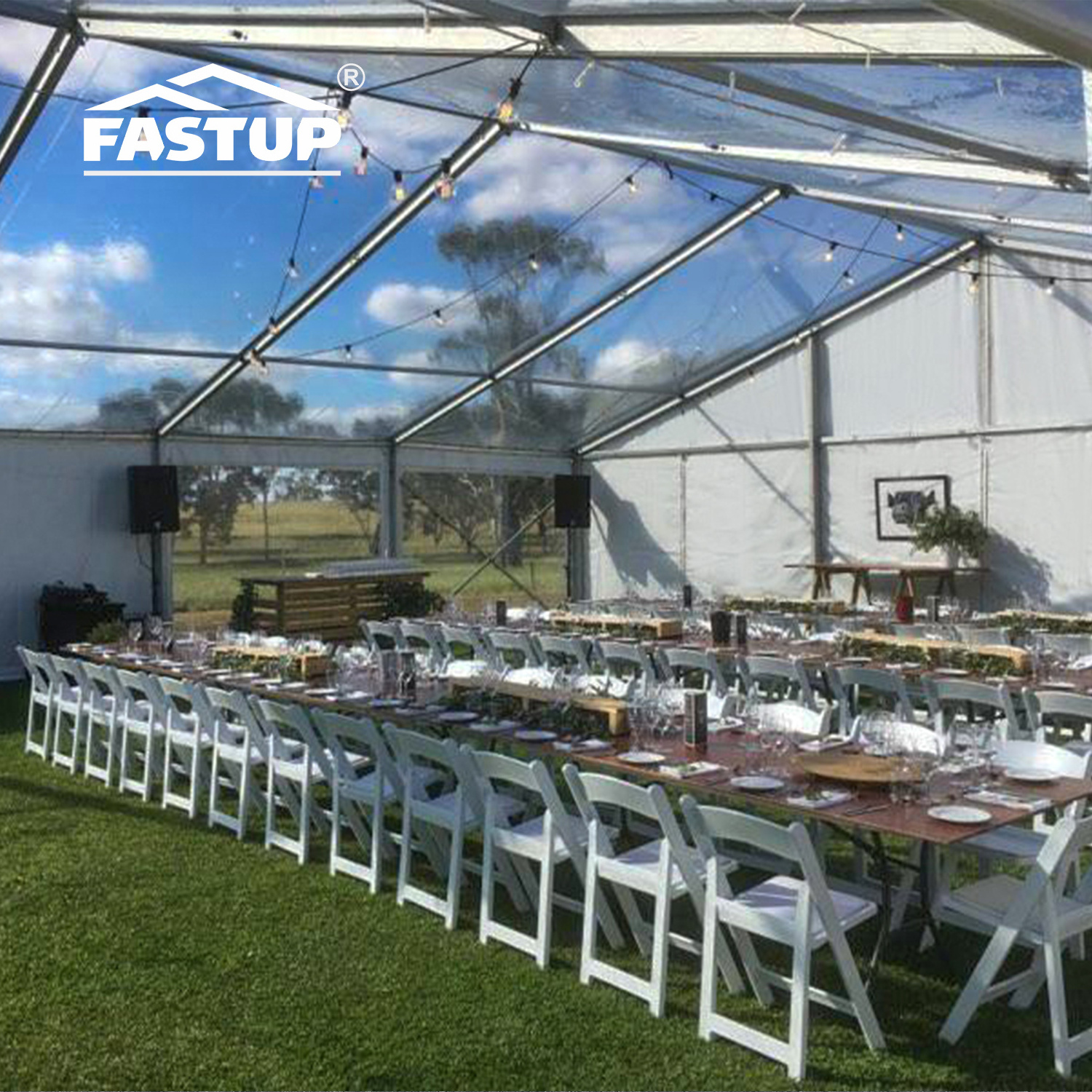 Customized European Big Clear Transparent Wedding Event Tents Carpas Para Eventos with Flooring Lining 3x3 20x20 20X30 20x40