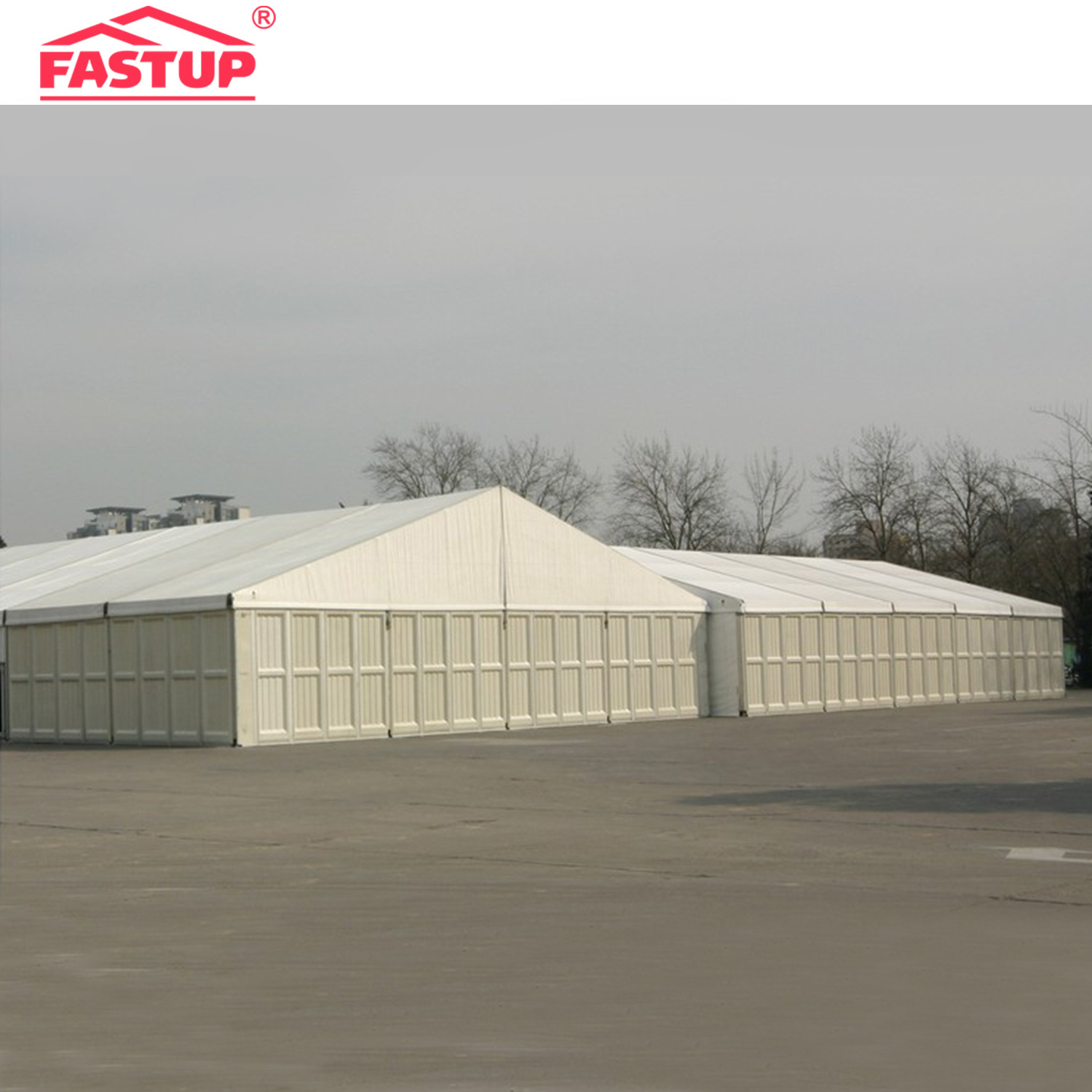 Aluminum frame wedding party event marquee tent canopy with white PVC fabric or clear transparent pvc