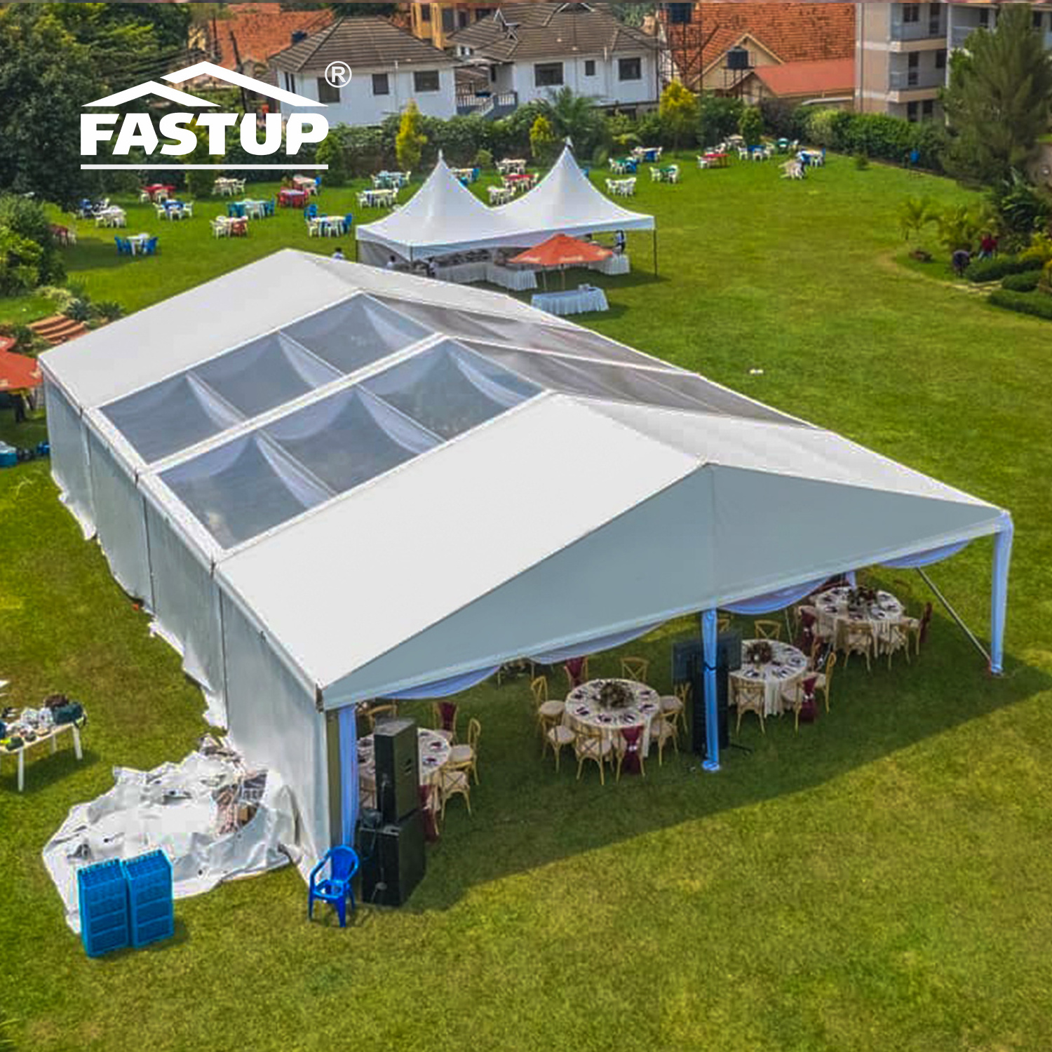 1000 Guests China Indian Clear Wedding Marquee Tents Carpas Para Eventos with Flooring Lining 3x3 20x20 20X30 20x40