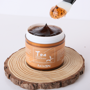 Custom Logo Deep Hydration Black Tea Clay Mask Face Mask Skin Care Products Whitening Smoothing Extract Facial Clay Mask