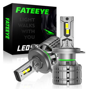 FATEEYE LED F9S  high power led headlight bulbs canbus error free hi low projector h7 h11 mini led headlight bulb h4 kit