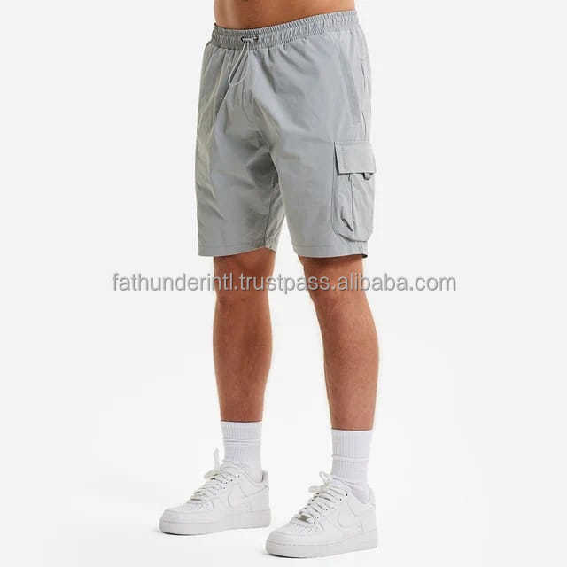 New Style Work Shorts Mens Half Pants Shorts With Pocket Custom Nylon Jogger Cargo Shorts For Men