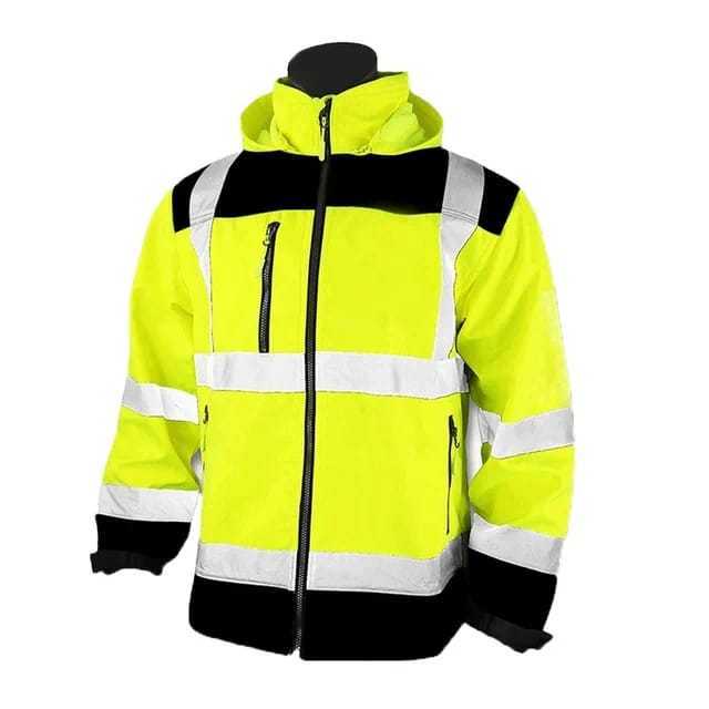 Safety Jacket Wholesale High Quality Light Weight Professional OEM ODM 2023 Men Front Zipper Saftey jacket