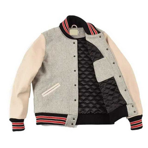 Casual Wear Collage University Custom Varsity Jacket OEM Custom Service Wool Baseball Varsity Jacket