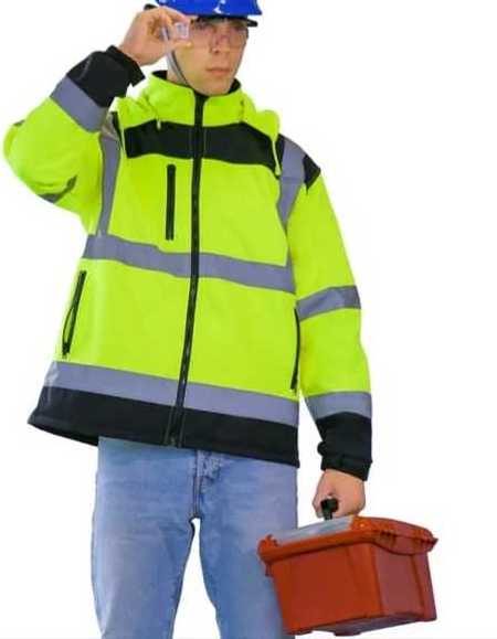 Safety Jacket Wholesale High Quality Light Weight Professional OEM ODM 2023 Men Front Zipper Saftey jacket