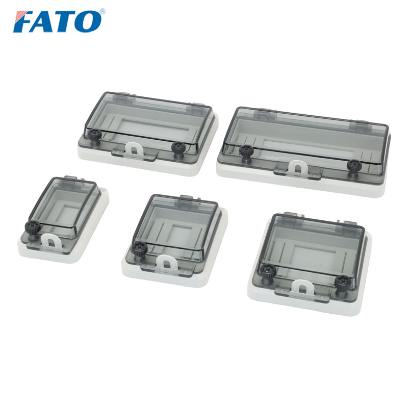 FATO CF Protection Window Hood IP67 Waterproof PC Transparent Cover Power Distribution Protection Box